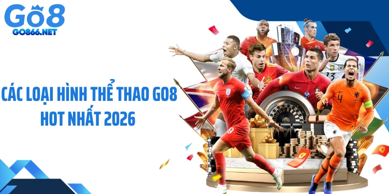 Các loại hình thể thao GO8 hot nhất 2026 