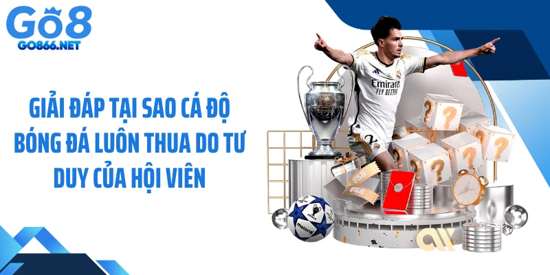 Giải đáp tại sao cá độ bóng đá luôn thua do tư duy của hội viên